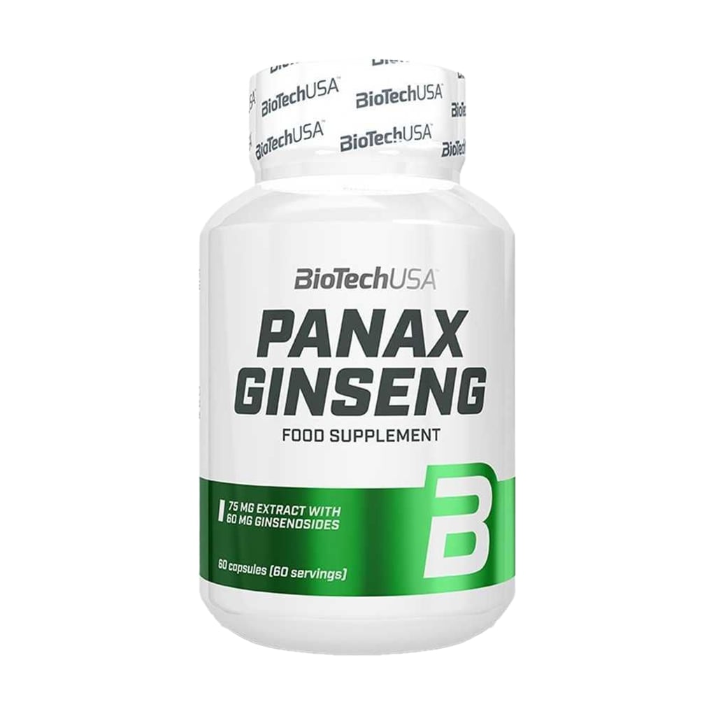 Женьшень BioTechUSA Panax Ginseng, 60 капсул